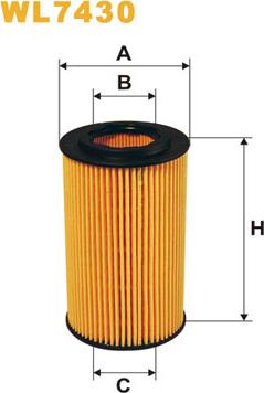 WIX Filters WL7430 - Öljynsuodatin inparts.fi