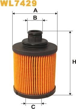 WIX Filters WL7429 - Öljynsuodatin inparts.fi