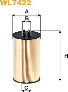 WIX Filters WL7422 - Öljynsuodatin inparts.fi