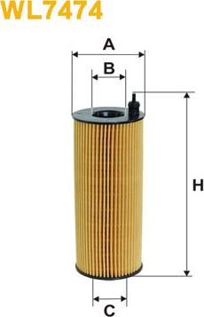 WIX Filters WL7474 - Öljynsuodatin inparts.fi