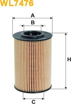 WIX Filters WL7476 - Öljynsuodatin inparts.fi