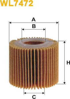 WIX Filters WL7472 - Öljynsuodatin inparts.fi