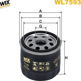 WIX Filters WL7593 - Öljynsuodatin inparts.fi