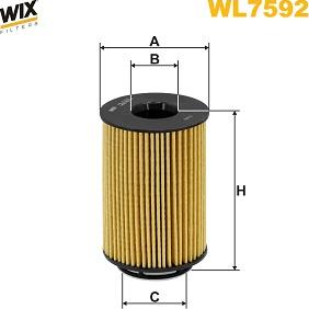 WIX Filters WL7592 - Öljynsuodatin inparts.fi