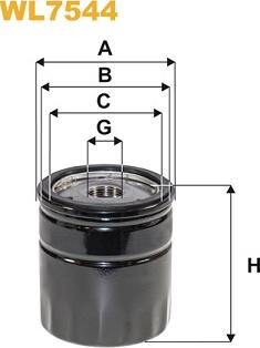 WIX Filters WL7544 - Öljynsuodatin inparts.fi