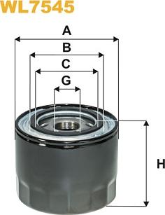 WIX Filters WL7545 - Öljynsuodatin inparts.fi