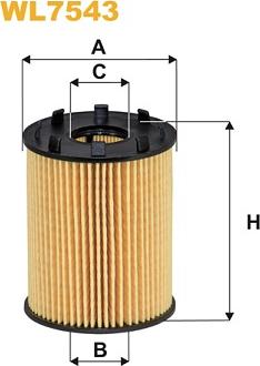 WIX Filters WL7543 - Öljynsuodatin inparts.fi