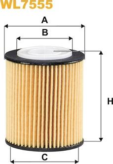 WIX Filters WL7555 - Öljynsuodatin inparts.fi