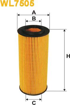 WIX Filters WL7505 - Öljynsuodatin inparts.fi