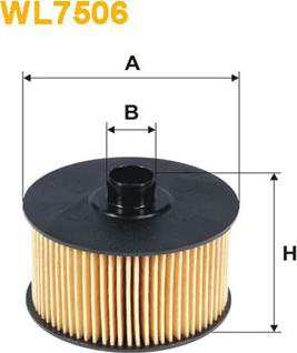 WIX Filters WL7506 - Öljynsuodatin inparts.fi