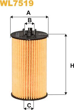 WIX Filters WL7519 - Öljynsuodatin inparts.fi