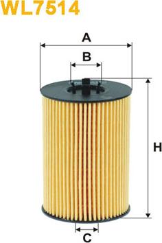 WIX Filters WL7514 - Öljynsuodatin inparts.fi