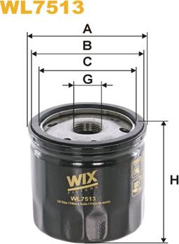 WIX Filters WL7513 - Öljynsuodatin inparts.fi