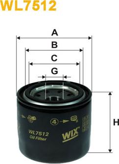 WIX Filters WL7512 - Öljynsuodatin inparts.fi