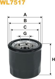 WIX Filters WL7517 - Öljynsuodatin inparts.fi