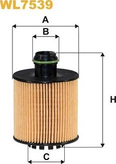 WIX Filters WL7539 - Öljynsuodatin inparts.fi