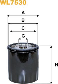 WIX Filters WL7530 - Öljynsuodatin inparts.fi