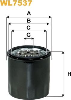 WIX Filters WL7537 - Öljynsuodatin inparts.fi