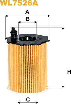 WIX Filters WL7526A - Öljynsuodatin inparts.fi