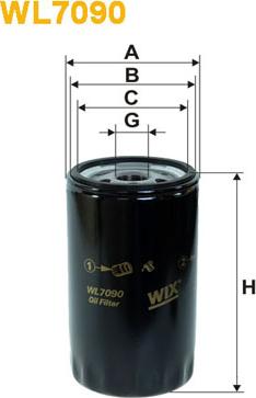 WIX Filters WL7090 - Öljynsuodatin inparts.fi