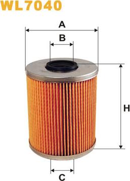 WIX Filters WL7040 - Öljynsuodatin inparts.fi