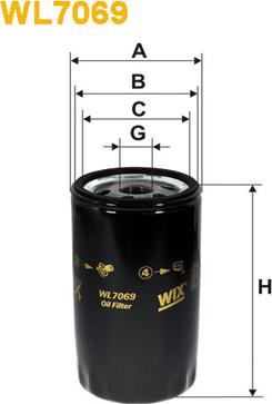 WIX Filters WL7069 - Öljynsuodatin inparts.fi