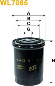 WIX Filters WL7065 - Öljynsuodatin inparts.fi