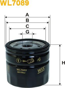 WIX Filters WL7089 - Öljynsuodatin inparts.fi