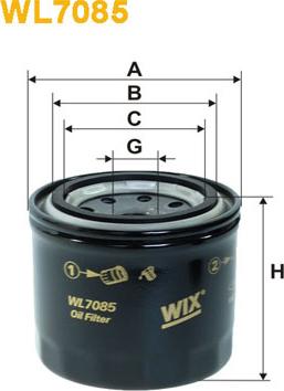 WIX Filters WL7085 - Öljynsuodatin inparts.fi