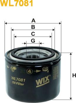 WIX Filters WL7081 - Öljynsuodatin inparts.fi