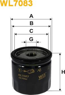 WIX Filters WL7083 - Öljynsuodatin inparts.fi