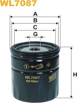 WIX Filters WL7087 - Öljynsuodatin inparts.fi