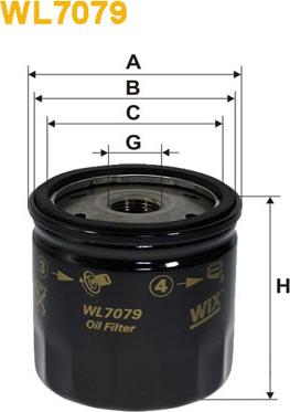 WIX Filters WL7079 - Öljynsuodatin inparts.fi