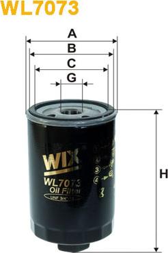 WIX Filters WL7073 - Öljynsuodatin inparts.fi