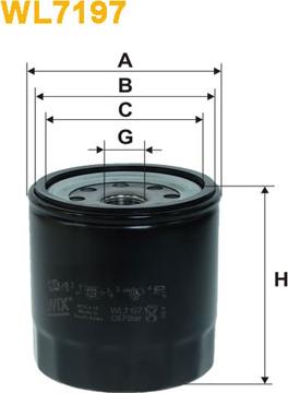 WIX Filters WL7197 - Öljynsuodatin inparts.fi