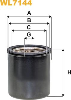 WIX Filters WL7144 - Öljynsuodatin inparts.fi