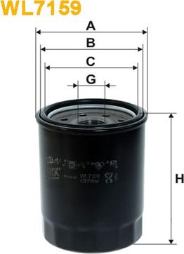 WIX Filters WL7159 - Öljynsuodatin inparts.fi