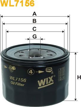 WIX Filters WL7156 - Öljynsuodatin inparts.fi