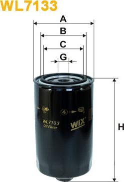 WIX Filters WL7133 - Öljynsuodatin inparts.fi