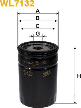 WIX Filters WL7132 - Öljynsuodatin inparts.fi