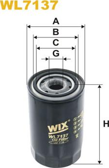 WIX Filters WL7137 - Öljynsuodatin inparts.fi