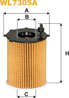 WIX Filters WL7305A - Öljynsuodatin inparts.fi