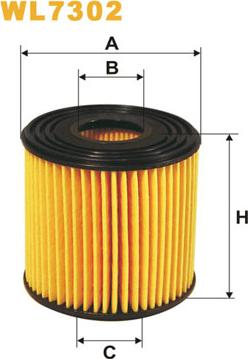 WIX Filters WL7302 - Öljynsuodatin inparts.fi