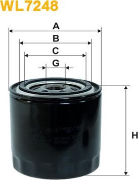 WIX Filters WL7248 - Öljynsuodatin inparts.fi