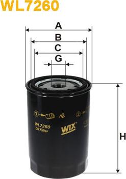 WIX Filters WL7260 - Öljynsuodatin inparts.fi