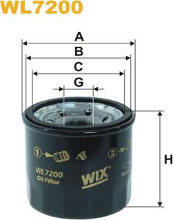WIX Filters WL7200 - Öljynsuodatin inparts.fi