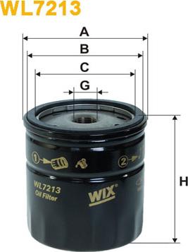 WIX Filters WL7213 - Öljynsuodatin inparts.fi