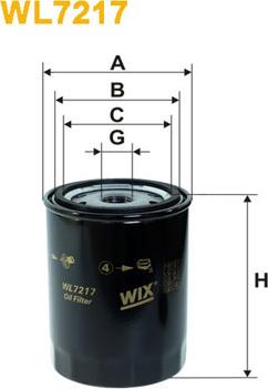 WIX Filters WL7217 - Öljynsuodatin inparts.fi