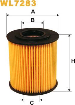 WIX Filters WL7283 - Öljynsuodatin inparts.fi