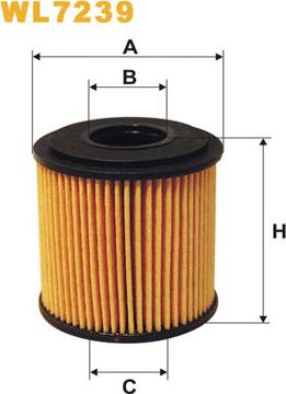 WIX Filters WL7239 - Öljynsuodatin inparts.fi